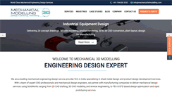 Desktop Screenshot of mechanical3dmodelling.com